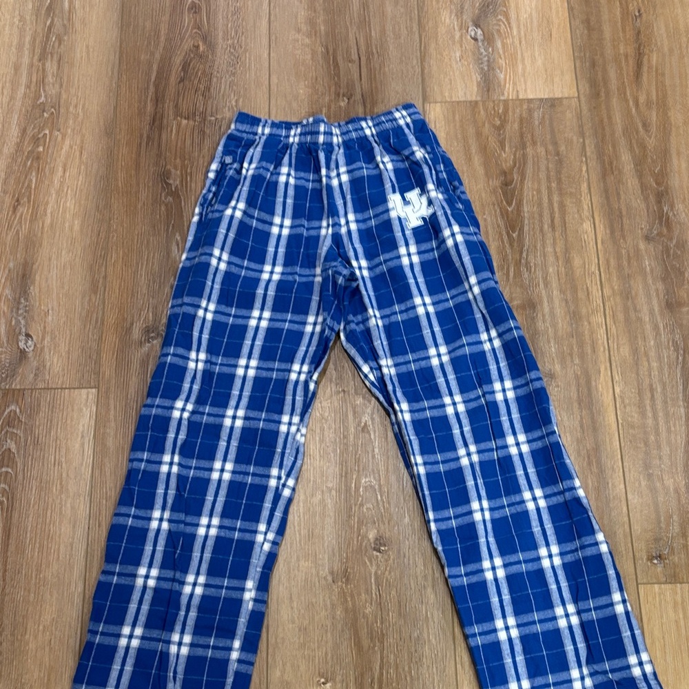 Blue Plaid UK pajama pants